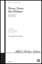 Down down the Chimney SAB choral sheet music cover